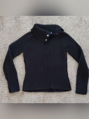 CANYON RIVER BLUES THICK KNIT TURTLENECK SWEATER WITH SNAPS